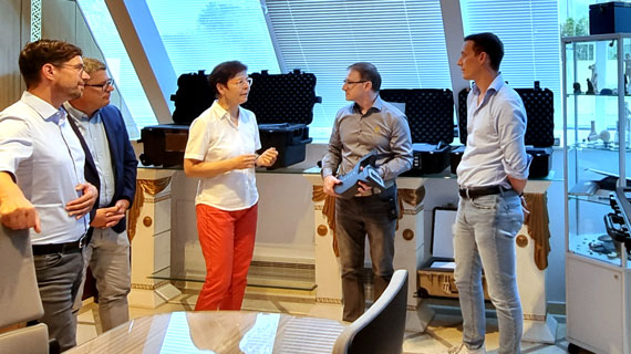 Thuringian Minister of Finance visits OKM Detectors